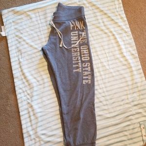 Ohio state capri joggers, Victoria secret- PINK sm